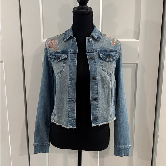 Mossimo Supply Co. Jackets & Blazers - Jean Jacket🌸embroidered🌸design 
Light blue washed see all pictures